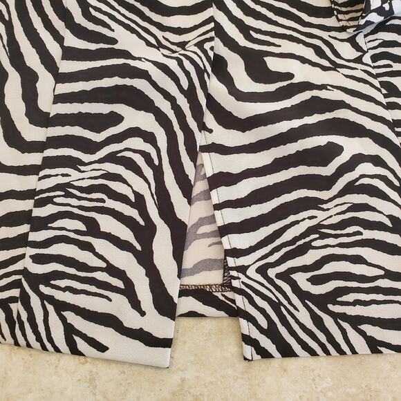 Snap Zebra Midi Sheath Dress Size 11 - Picture 6 of 9